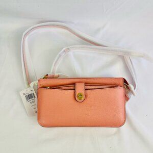 COACH Noa Pop-Up Messenger Pouch Crossbody Clutch Wallet Pink ***NWT*** C4816